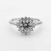 Fine Indian Sterling Emerald-cut Ring